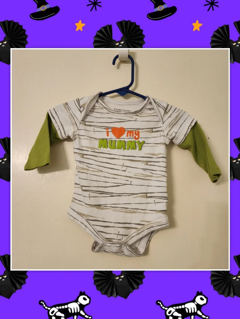 Halloween Baby Bodysuit Onesie Holiday - Picture 2 of 10